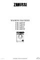 Zanussi FJD 1466 S Instruction Booklet