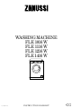 Zanussi FLE 1016 W Instruction Booklet
