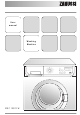 Zanussi ZWF12370W User Manual