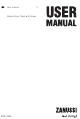 Zanussi Washer/Dryer User Manual