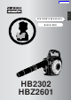 Zenoah KOMAT'SU HB2302 Owner's Manual