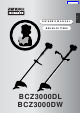 Zenoah BCZ3000DW Owner's Manual