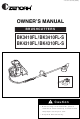 Zenoah BRUSHCUTTERS BK3410FL Owner's Manual