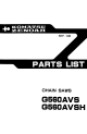 Zenoah G560AVS Parts List