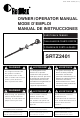 RedMax RedMax SRTZ2401 Owner's Manual
