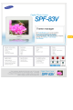 Samsung SPF-83V Manual