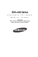Samsung SCHU340 User Manual