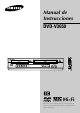Samsung DVD-V3650 Manual Del Instrucción