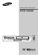 Samsung DVD-V5500 Instruction Manual