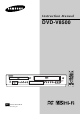 Samsung DVD-V8500 Instruction Manual