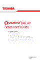 Toshiba G45-AV680 User Manual