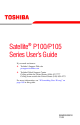 Toshiba P100-ST1072 User Manual