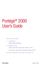 Toshiba 2000 User Manual