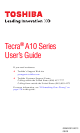 Toshiba A10-S3501 User Manual