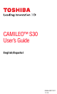 Toshiba PA3893U-1CAM Camileo S30 User Manual