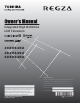 Toshiba Regza 40XV645U Owner's Manual