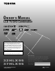 Toshiba 32HLX95 Owner's Manual