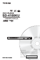 Toshiba SD-4100KU2 Owner's Manual