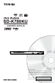 Toshiba SD-K780KU Owner's Manual