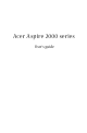 Acer Aspire 2000 User Manual
