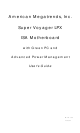 American Megatrends Super Voyager LPX User Manual