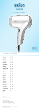 BRAUN B1200 HAIR DRYER USER MANUAL | ManualsLib