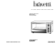 Euro-Pro Bravetti TO160H Owner's Manual