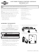 Briggs & Stratton 71015 Instructions