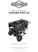 Briggs & Stratton 30380 Illustrated Parts List