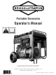 Briggs & Stratton 206494GS Operator's Manual