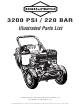 Briggs & Stratton 020225-0 Illustrated Parts List
