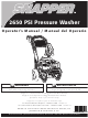Snapper 2650 PSI Operator's Manual