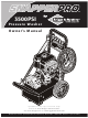 Snapper 3500PSI Owner's Manual