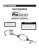 Brinkmann ProSeries Owner's Manual