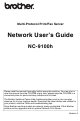 Brother MFC-822 Network User's Manual