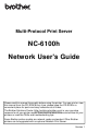 Brother HL-6050DN - B/W Laser Printer Network User's Manual