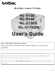 Brother 5150DLT - B/W Laser Printer User Manual