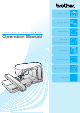 Brother NC21SE Operation Manual