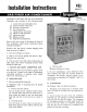 Bryant 451 Installation Instructions Manual