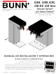 Bunn TWIN INFUSION SERIES ICB Manual De Instalación