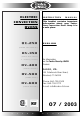 Cadco UNOX OV-250 Instruction Manual