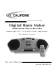 Califone Digital Music Maker 2385-03 Owner's Manual