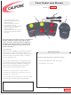 Califone Foot Pedal and Mouse KMFT Specifications
