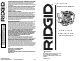 RIDGID IN610303AV Operator's Manual