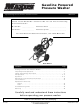Maxus MX5222 Operating Instructions And Parts List Manual