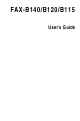 Canon B115 User Manual