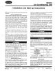 Carrier 38GNA Installation And Start-Up Instructions Manual