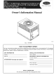 Carrier 48ES Owner's Information Manual