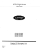 Carrier CVL185 Instructions For Use Manual