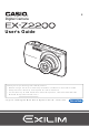 Casio EXILIM EX-Z2200 User Manual